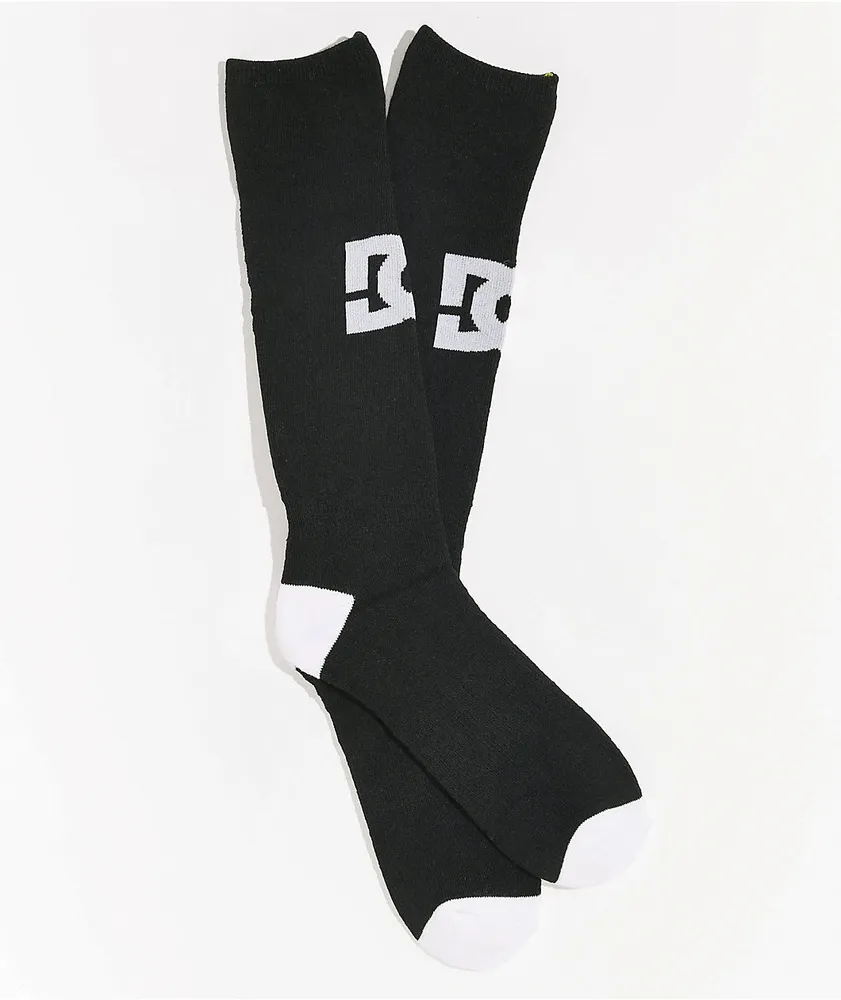 DC Status Black Snowboard Socks