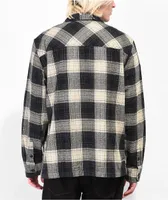 DC Trapper Black & Khaki Plaid Flannel Jacket