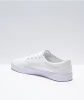DC Trase TX White Skate Shoes