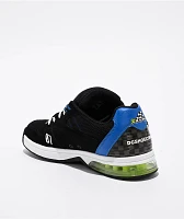 DC Versatile Le Black, Blue, & White Skate Shoes