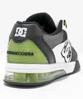 DC Versatile White & Lime Skate Shoes 