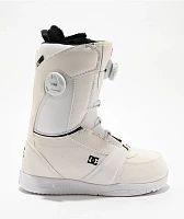 DC Womens Lotus Double Boa White Snowboard Boots