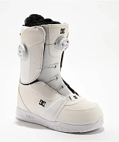 DC Womens Lotus Double Boa White Snowboard Boots