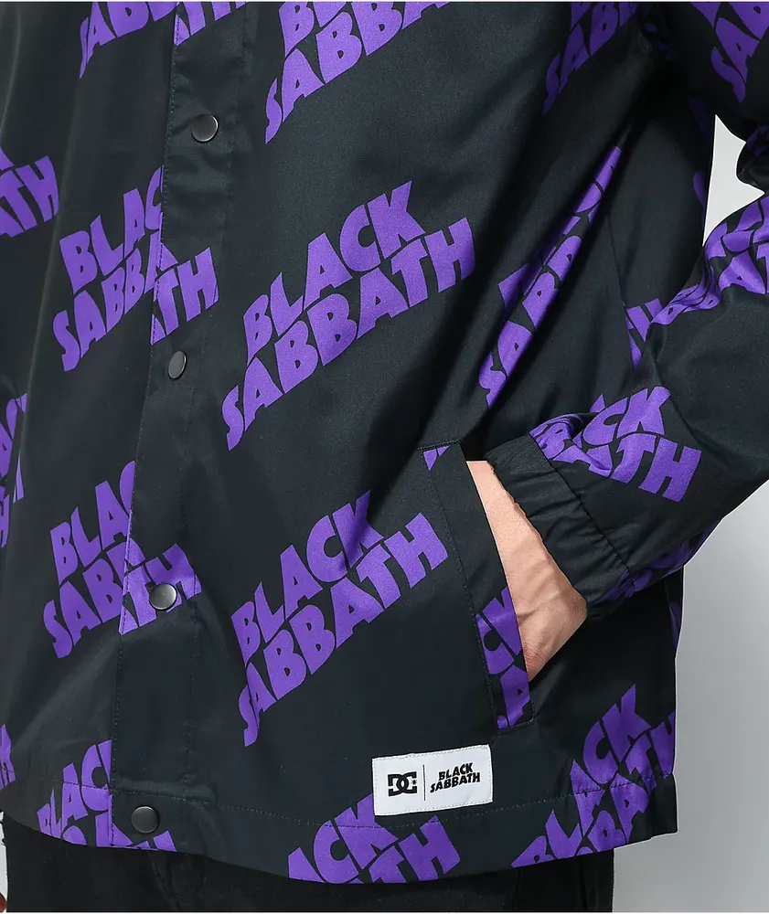 DC x Black Sabbath Black Coaches Jacket