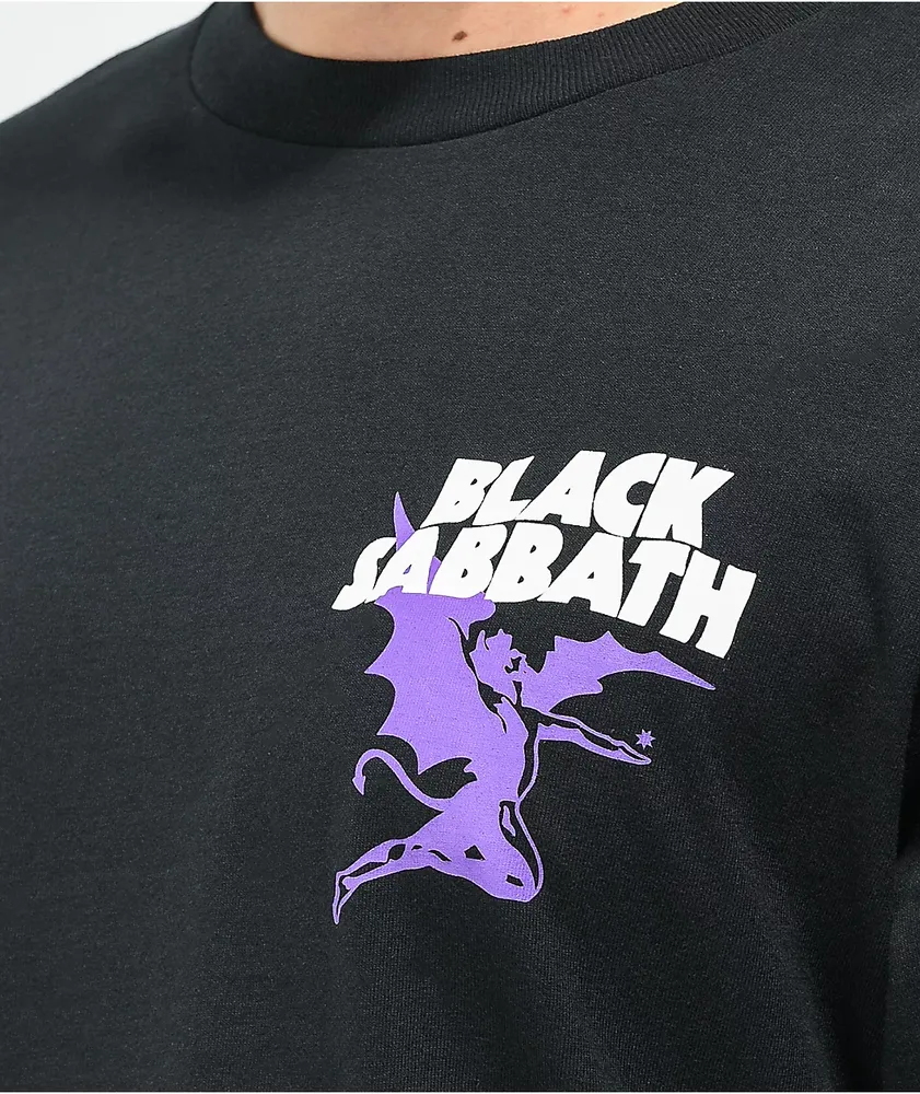 DC x Black Sabbath Black Long Sleeve T-Shirt
