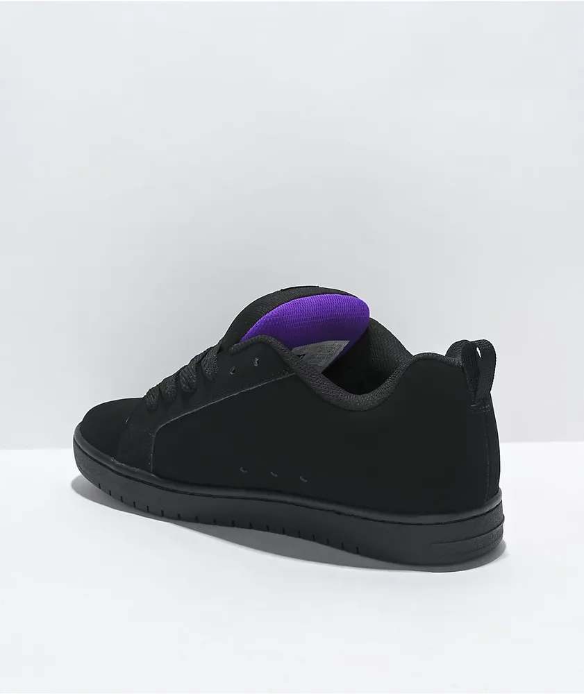 DC x Black Sabbath Court Graffik Black & Grey Skate Shoes