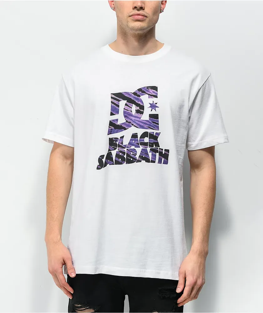 x | Vancouver Fill Sabbath Mall DC Star T-Shirt Black White