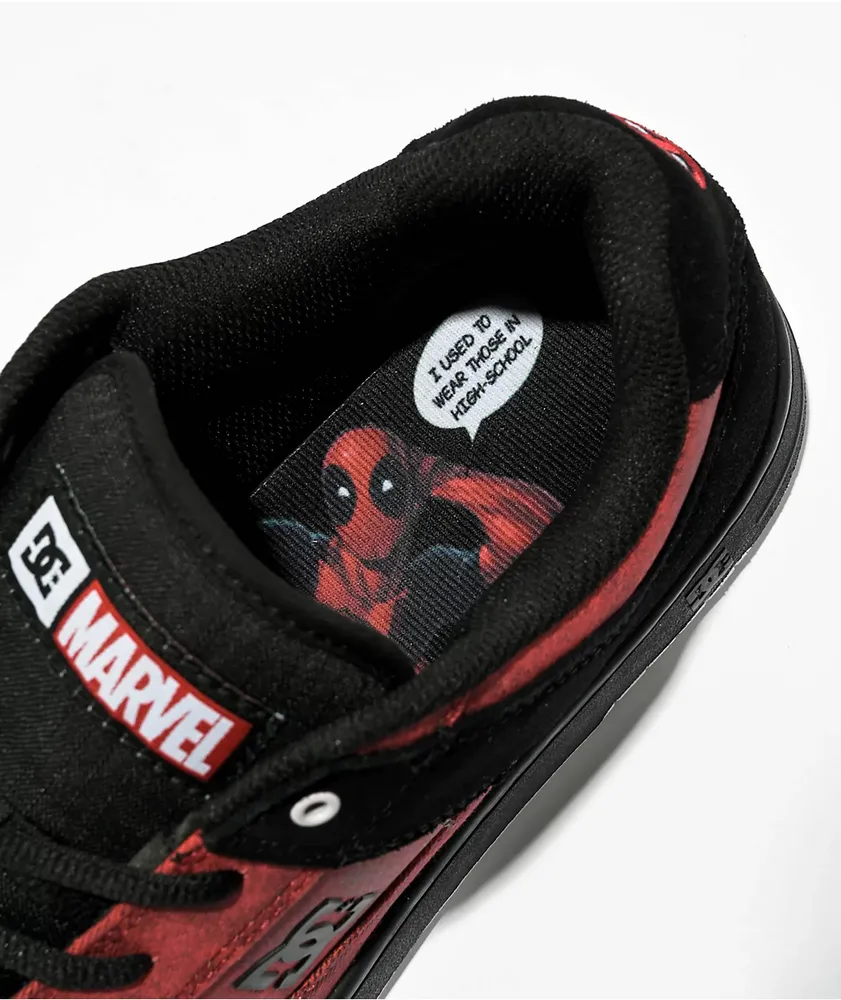 DC x Deadpool Manteca 4 Red & Black Skate Shoes