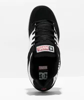 DC x Deadpool Pure Black, White & Red Skate Shoes