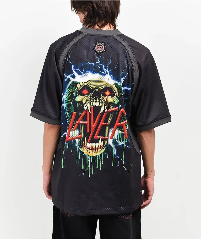 DC x Slayer Black Football Jersey