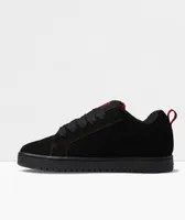 DC x Slayer Court Graffik Black & Red Skate Shoes