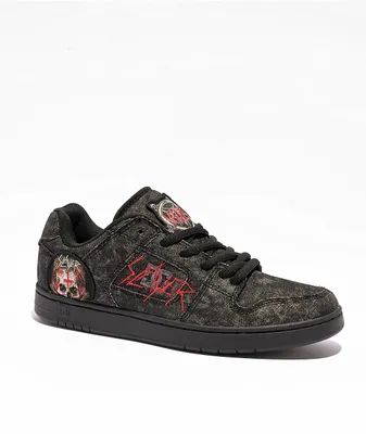DC x Slayer Manteca 4 Black Denim Skate Shoes