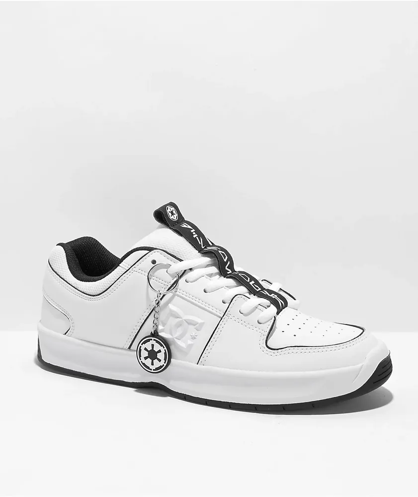 DC x Star Wars Lynx Zero Storm Trooper White & Black Skate Shoes