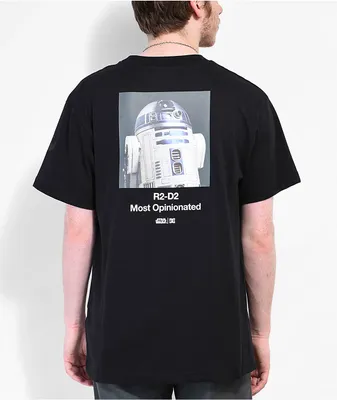 DC x Star Wars R2D2 CLass Black T-Shirt