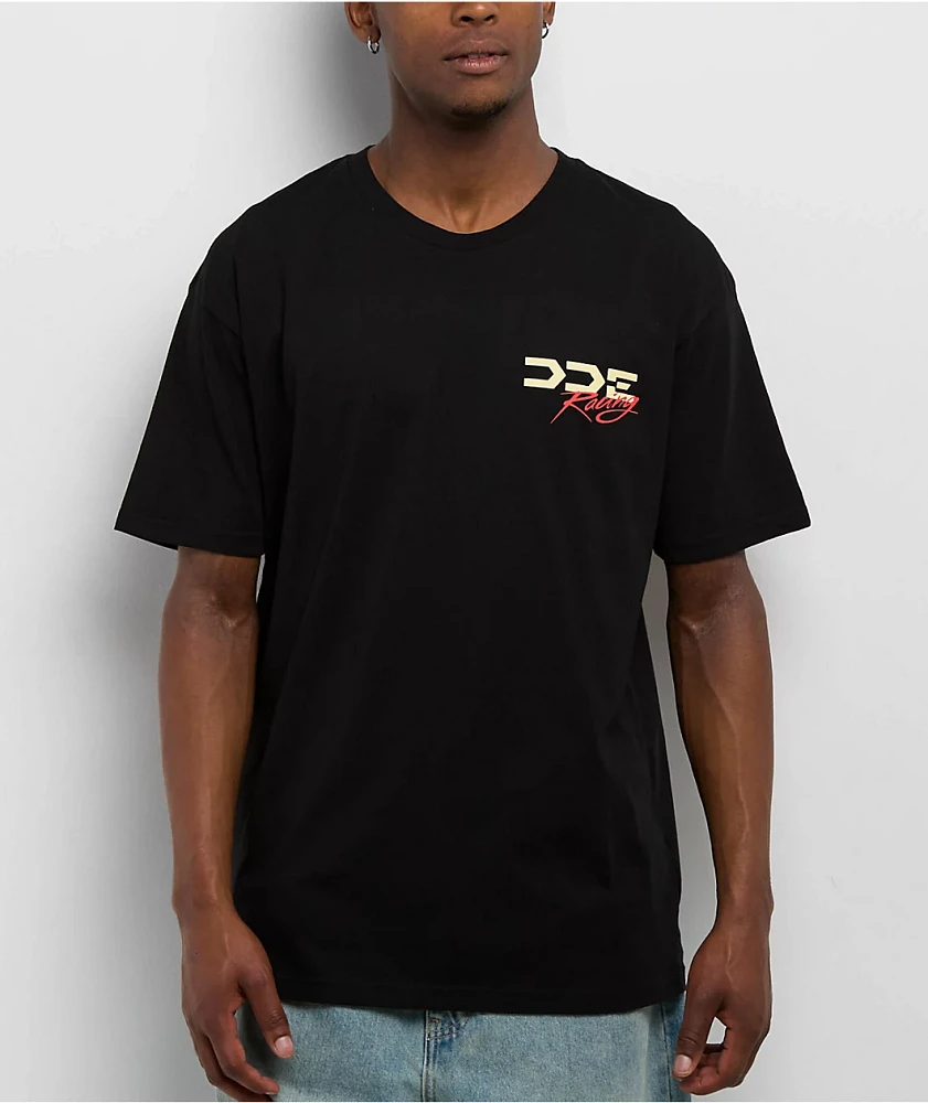 DDE Because Racecar Black T-Shirt
