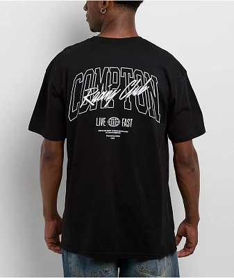 DDE Compton Racing Club Black T-Shirt