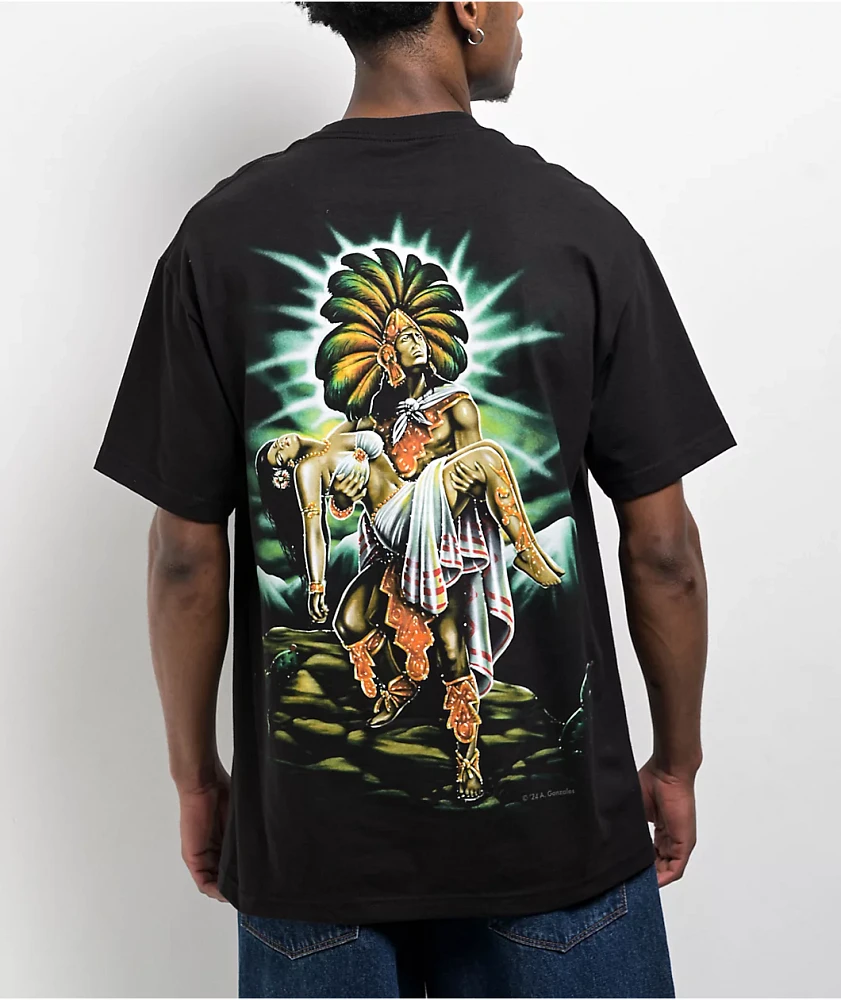 DGA Aztlan Azteca Black T-Shirt