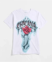 DGA Aztlan Chicana Spirit White T-Shirt
