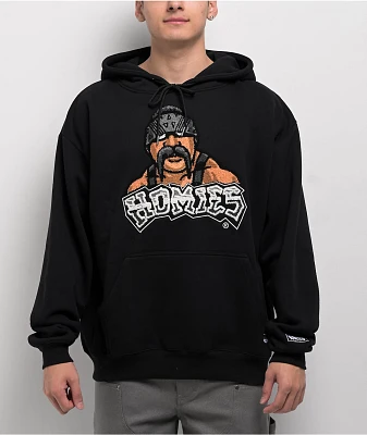 DGA Big Loco Chenille Black Hoodie