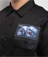 DGA Drama Faces Black Work Shirt