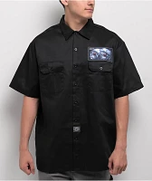 DGA Drama Faces Black Work Shirt