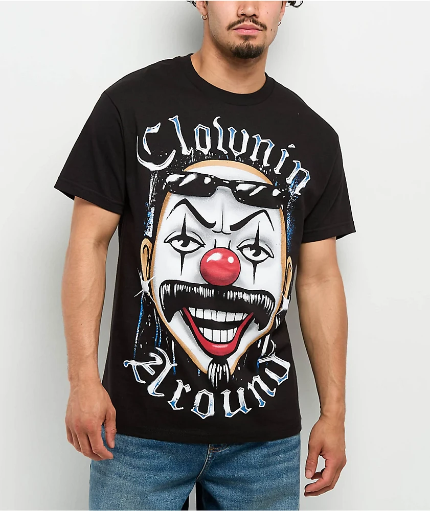 DGA Homies Big Face Clown Black T-Shirt
