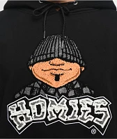 DGA Homies Chenille 8Ball Black Hoodie