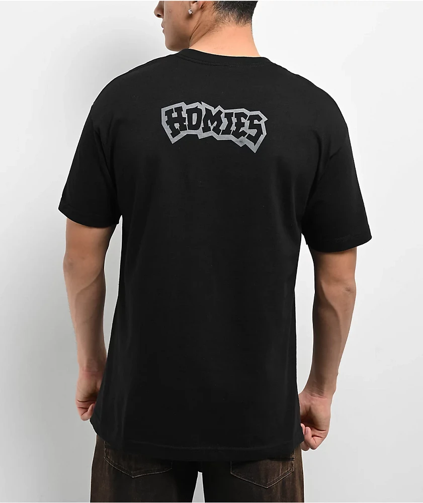 DGA Homies Record Party Black T-Shirt