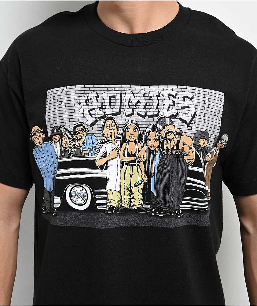 DGA Homies Wall Black T-Shirt