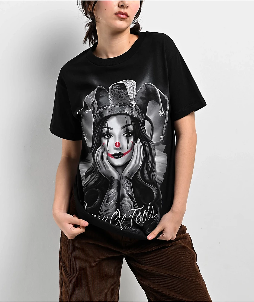 DGA Queen Of Fools Black T-Shirt