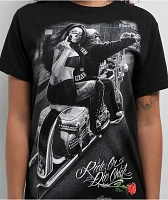 DGA Ride Or Die Chick Black T-Shirt