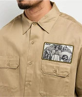 DGA Soy Chicano Khaki Work Shirt