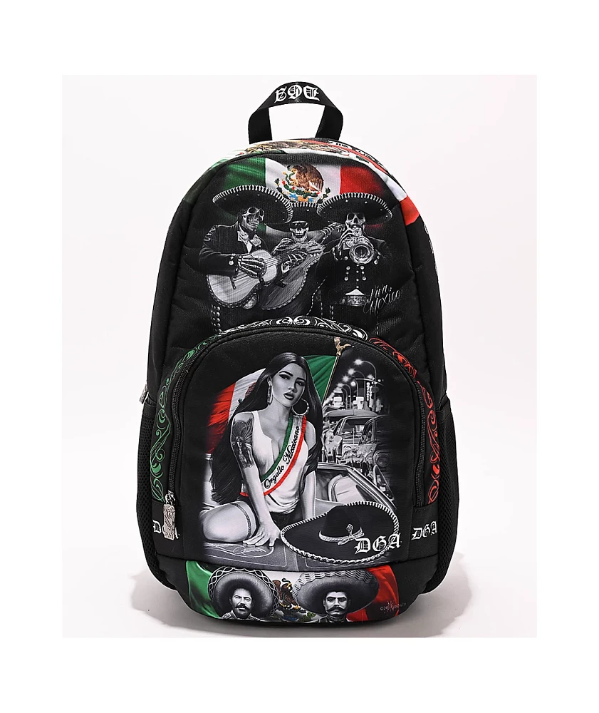 DGA Viva Mexico Black Backpack