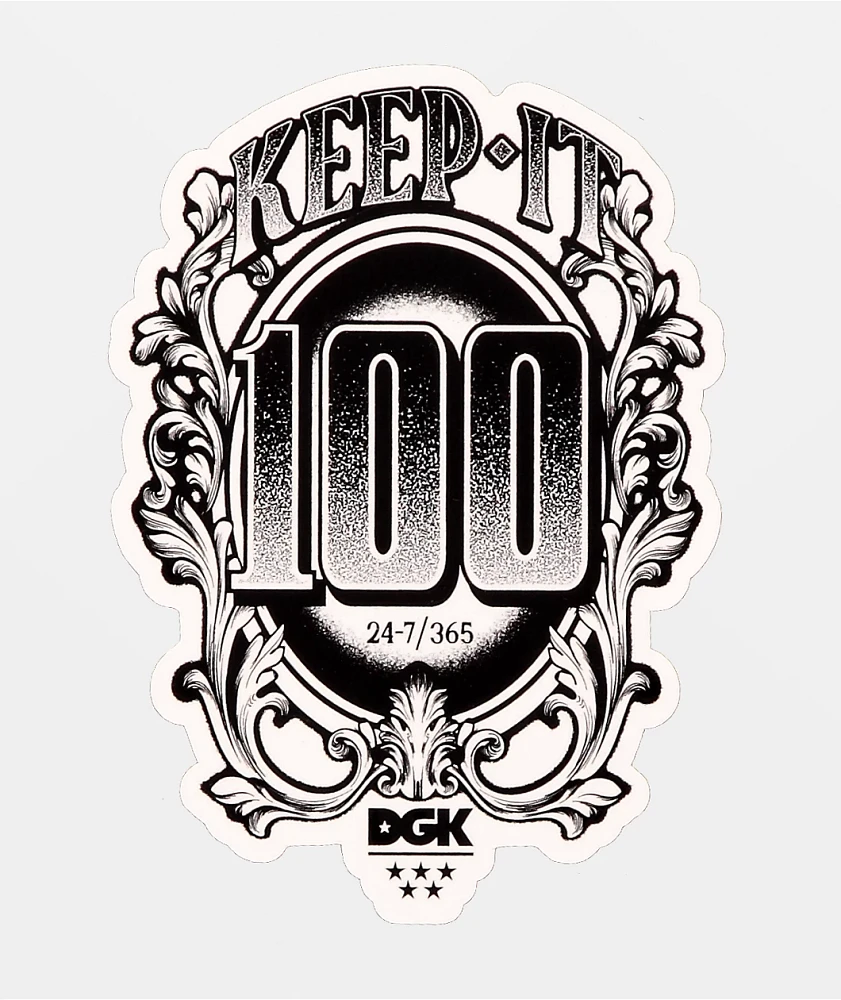 DGK 100 Sticker