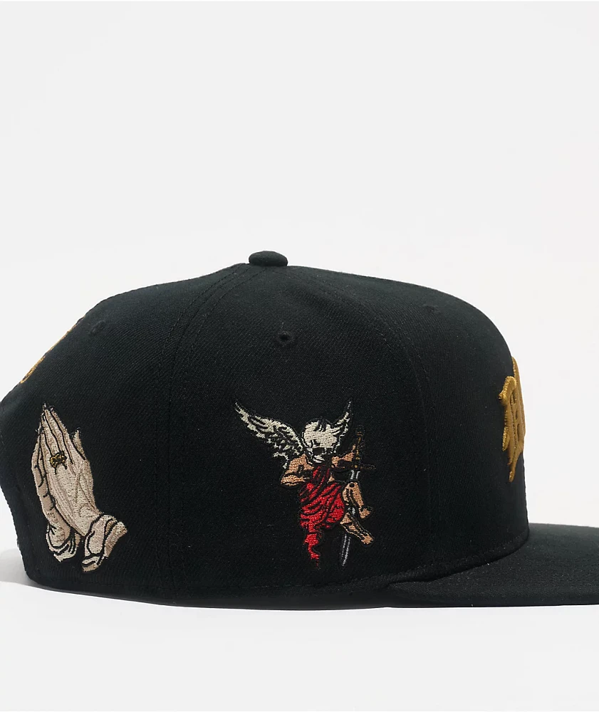 DGK Aces Black Snapback Hat
