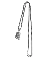 DGK Amen 22" Silver Chain Necklace