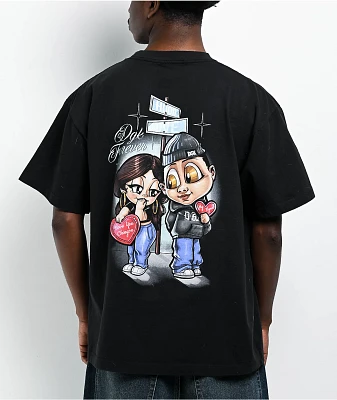 DGK Amor Heavyweight Vintage Black T-Shirt