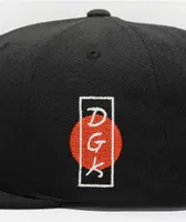 DGK Break Black Snapback Hat