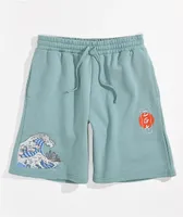 DGK Breaker Seafoam Sweat Shorts 