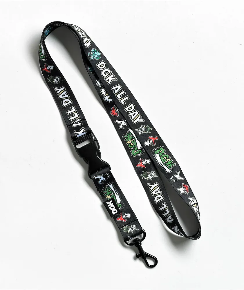 DGK Chaos Black Lanyard