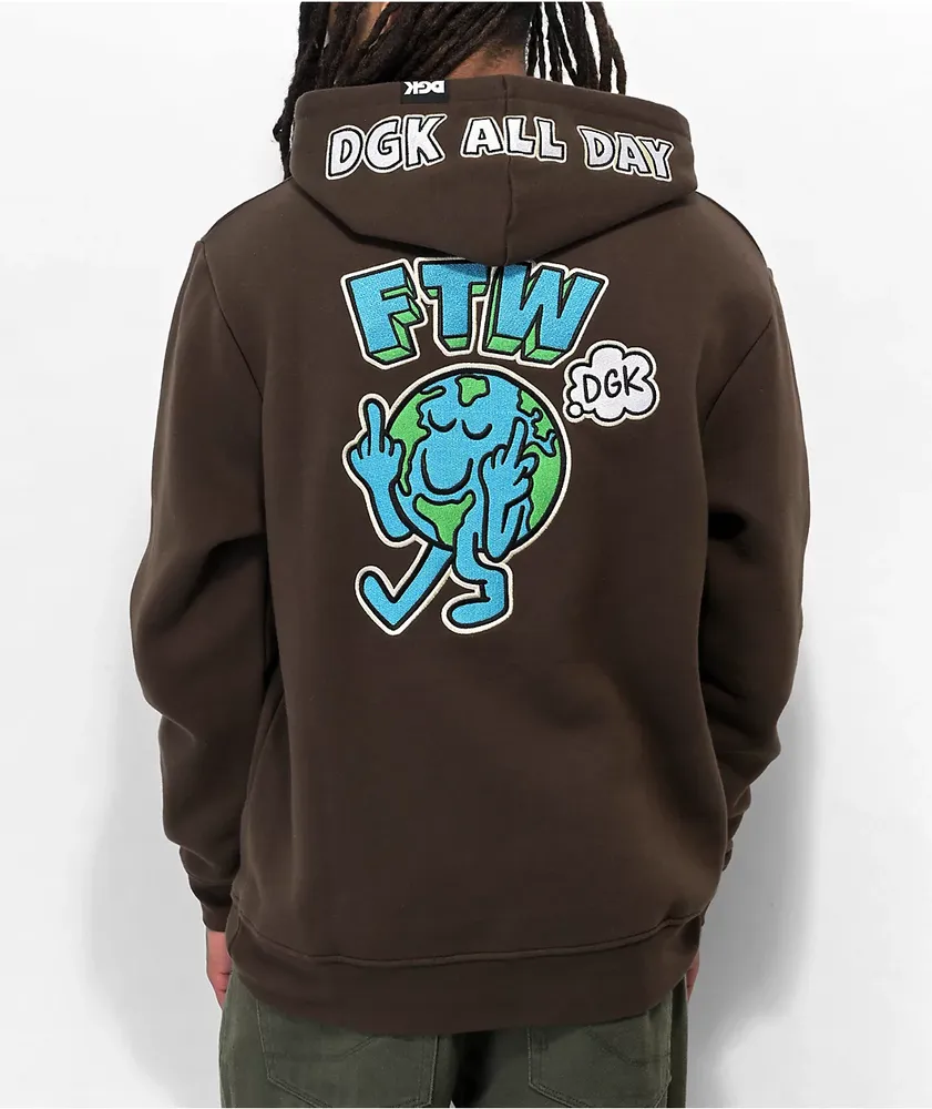 DGK Chaos Brown Hoodie