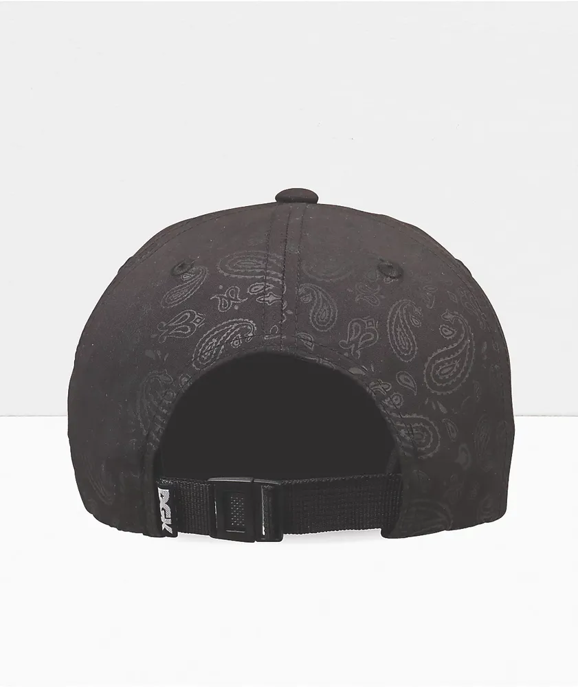 DGK Civil Black Strapback Hat