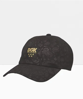 DGK Civil Black Strapback Hat