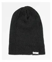 DGK Classic Black Cuff Beanie