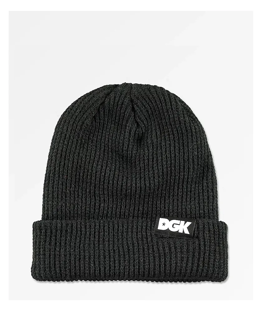 DGK Classic Black Cuff Beanie