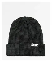 DGK Classic Black Cuff Beanie