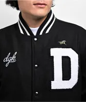 DGK Cultivators Black & White Varsity Jacket