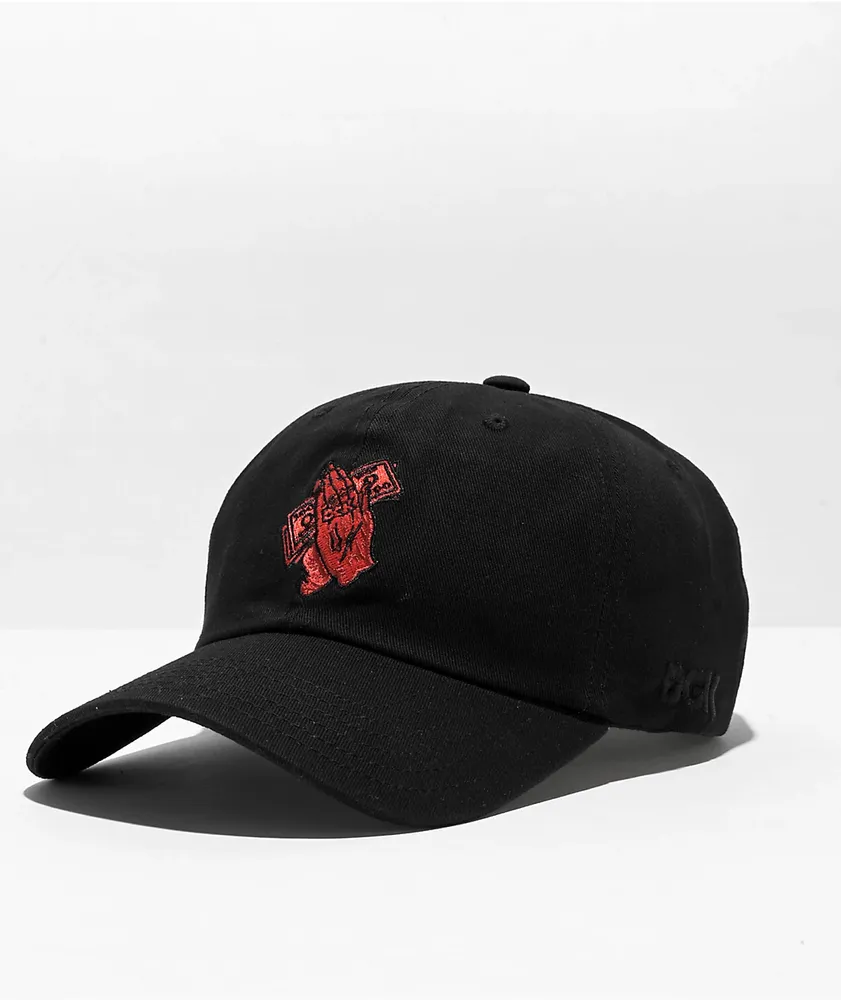 DGK Devotion Black Strapback Hat