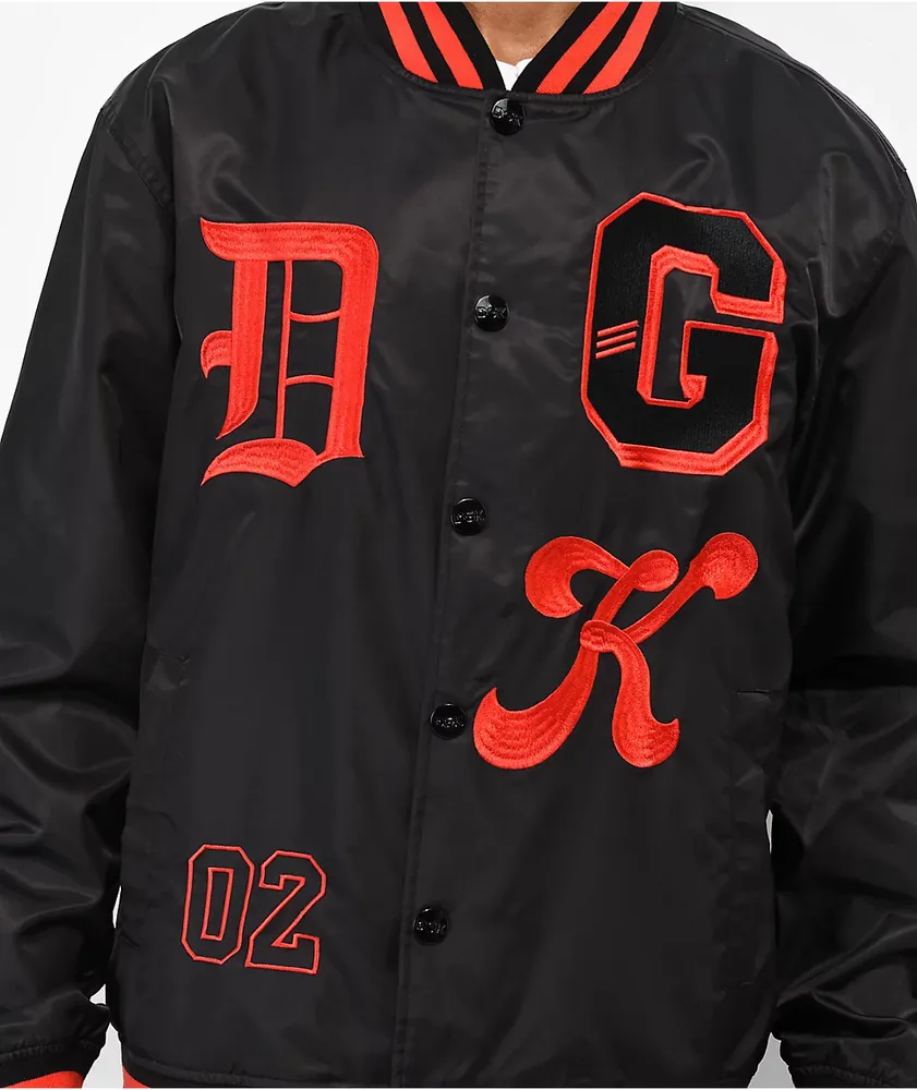 DGK Devotion Red & Black Varsity Jacket