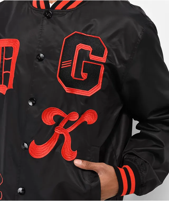 DGK Devotion Red & Black Varsity Jacket